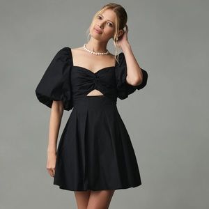 Anthropologie Puff-Sleeve Babydoll Dress Sz 1X